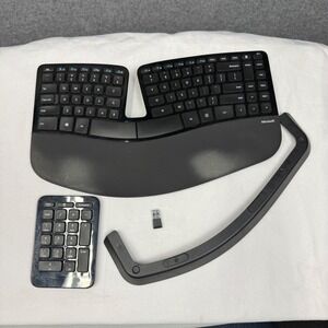 Microsoft Sculpt Ergonomic Keyboard Wireless Desktop Set L5V-00001 Untested